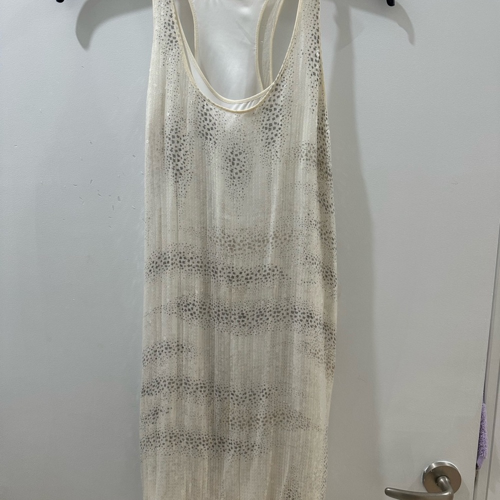 Racer back short sequins dress
